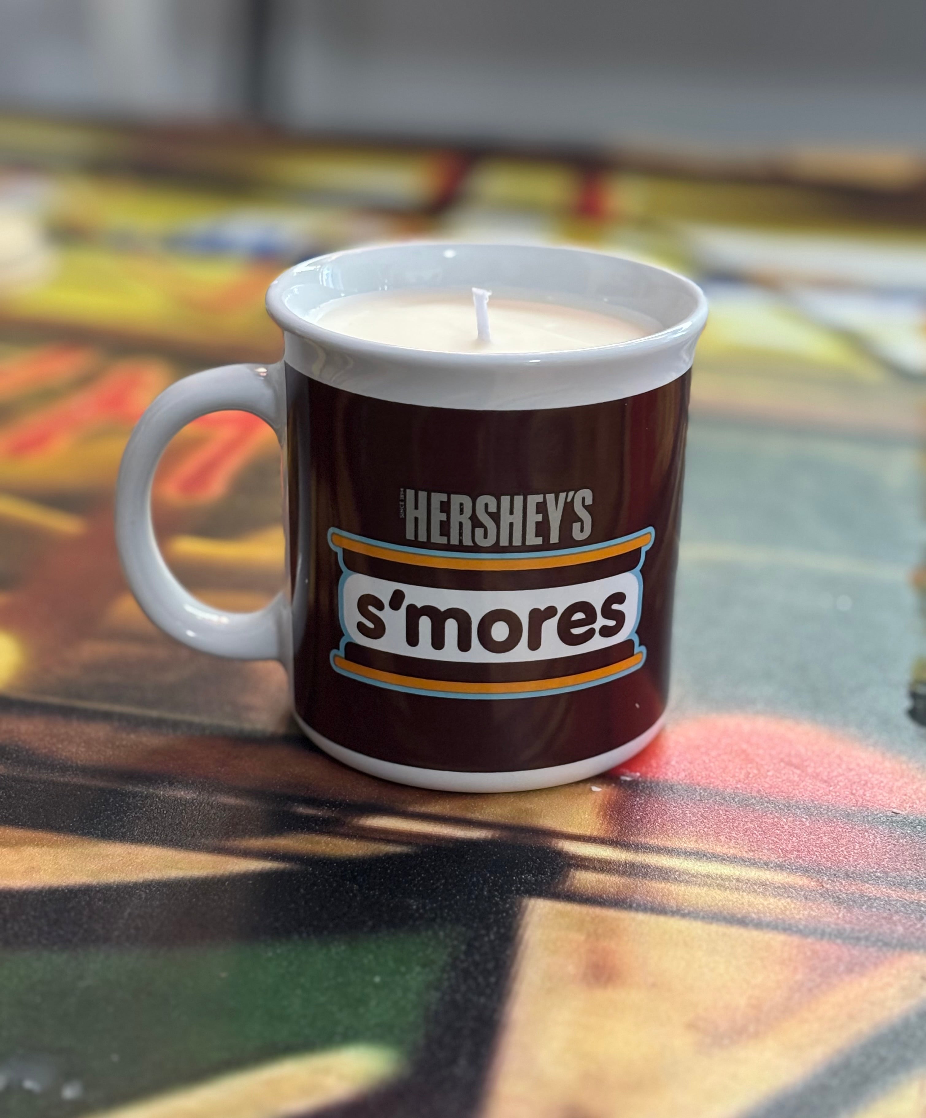 S’mores coffee mug candle