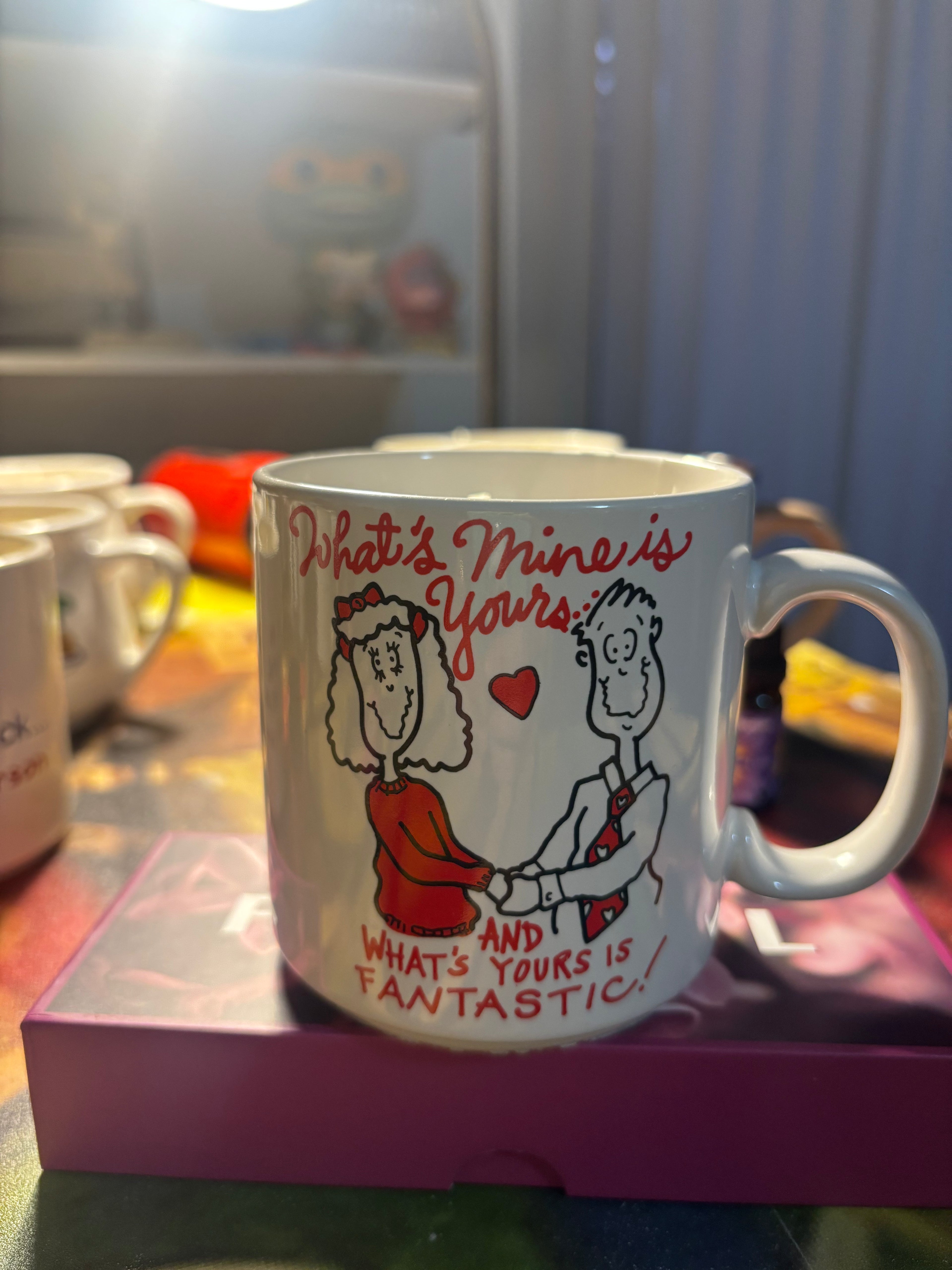 What’s yours coffee mug candle: Scented: HoneySuckle