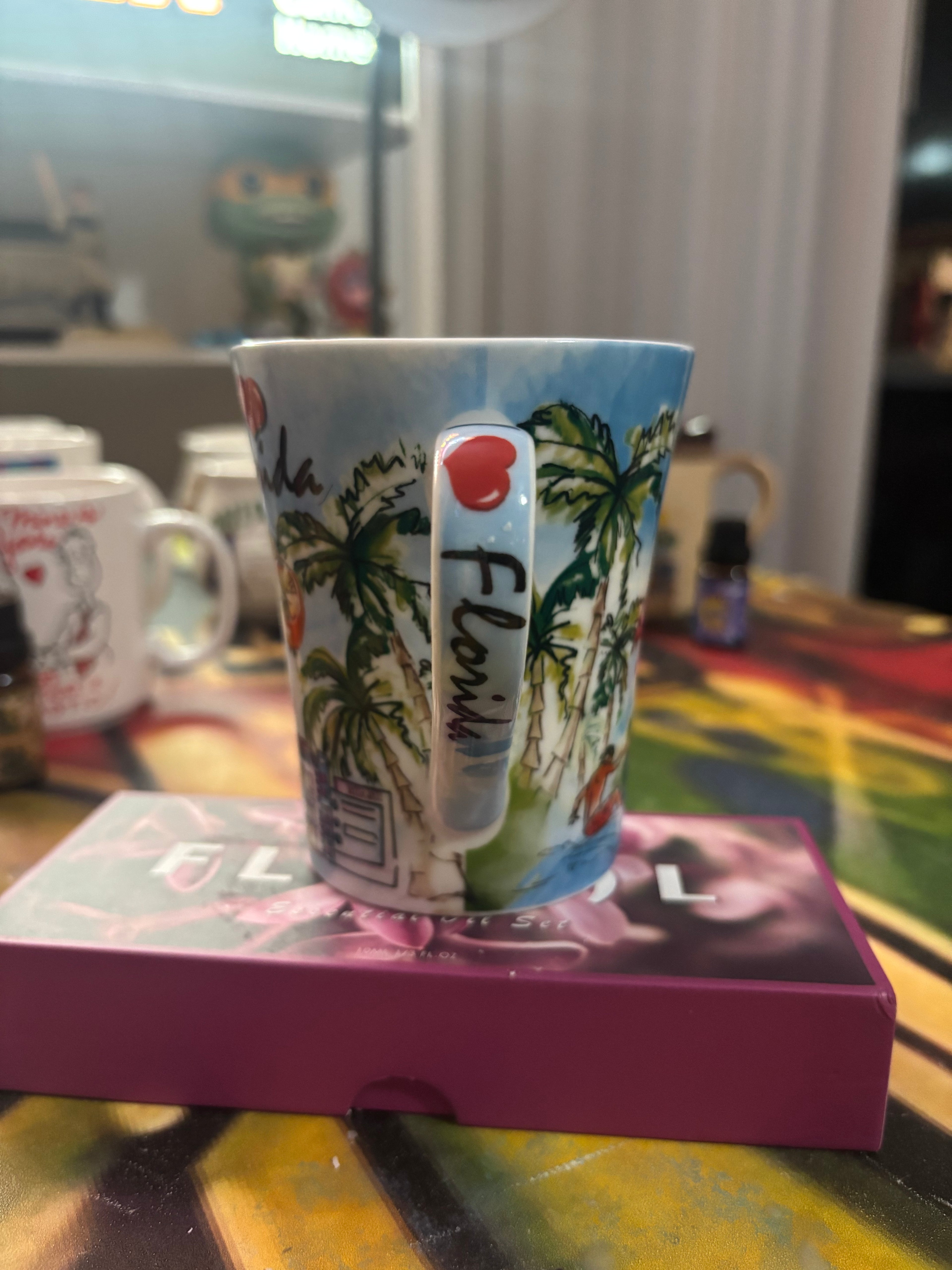 I love Florida coffee mug candle: scented: Gardenia