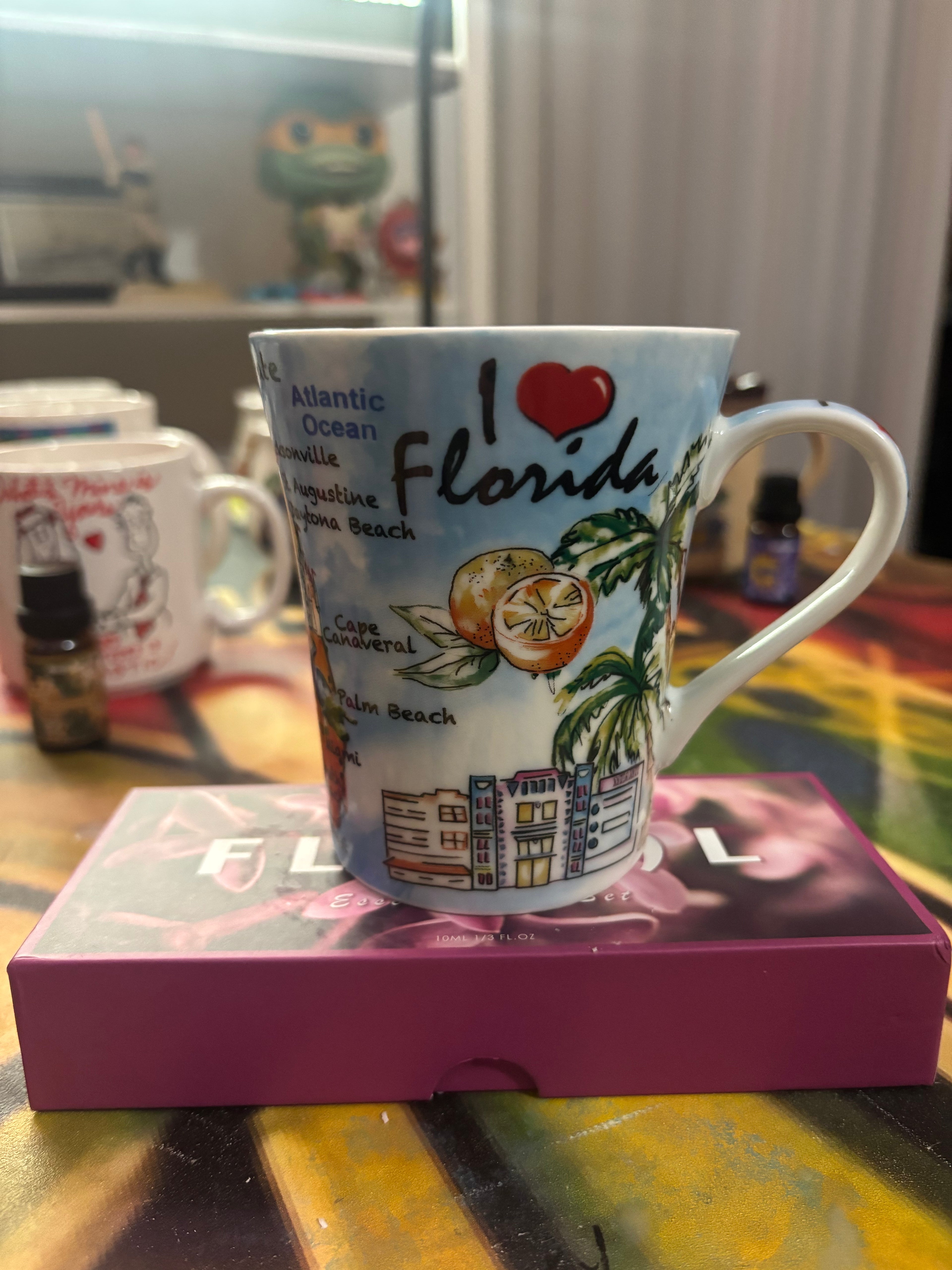 I love Florida coffee mug candle: scented: Gardenia