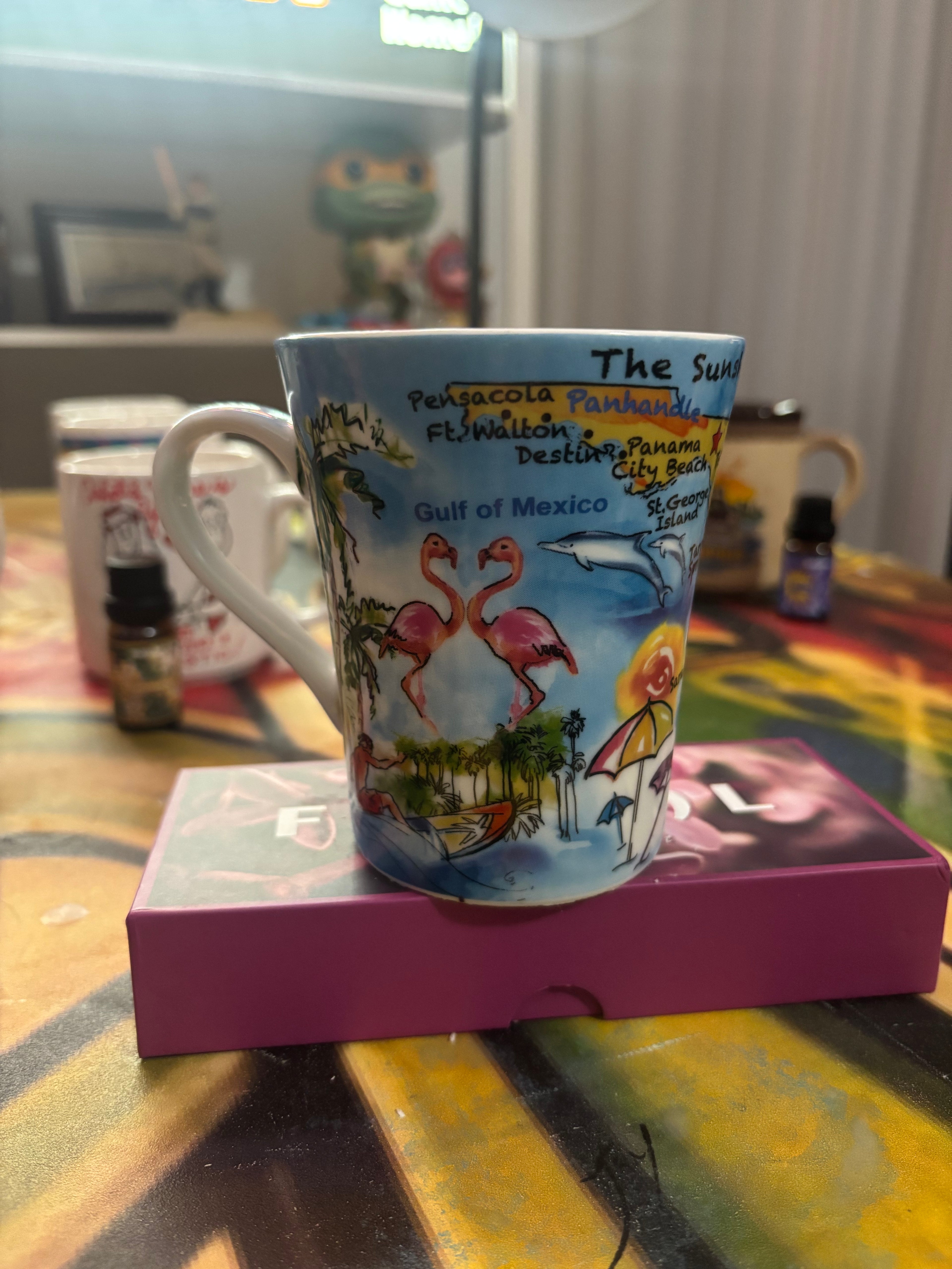 I love Florida coffee mug candle: scented: Gardenia